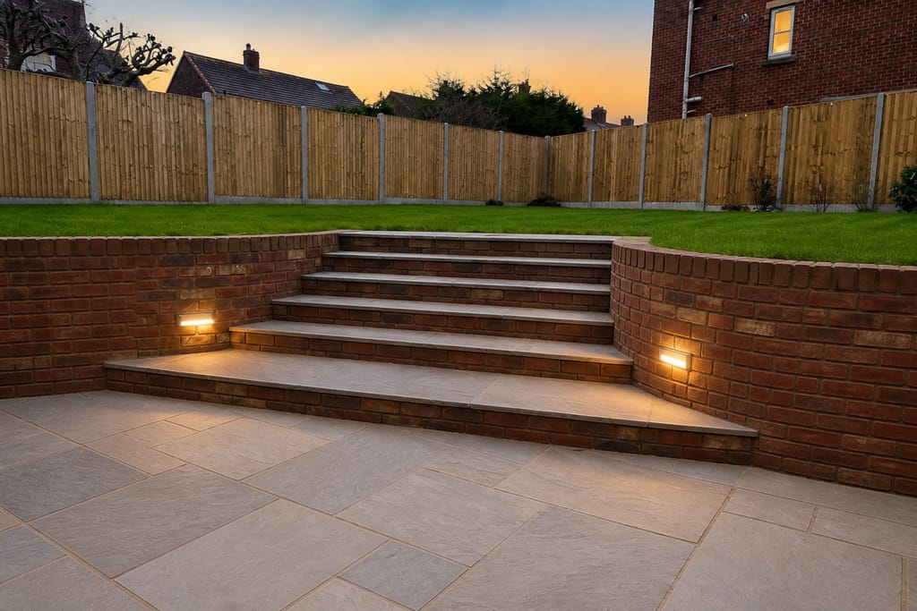 Steps work completed around Wakefield
